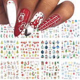 Water Nail Decals - Christmas x12