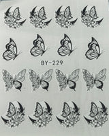 Water Nail Decals - Butterfly