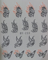 Water Nail Decals - Butterfly